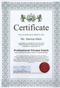 Zertifikat Personal Trainer_E-001